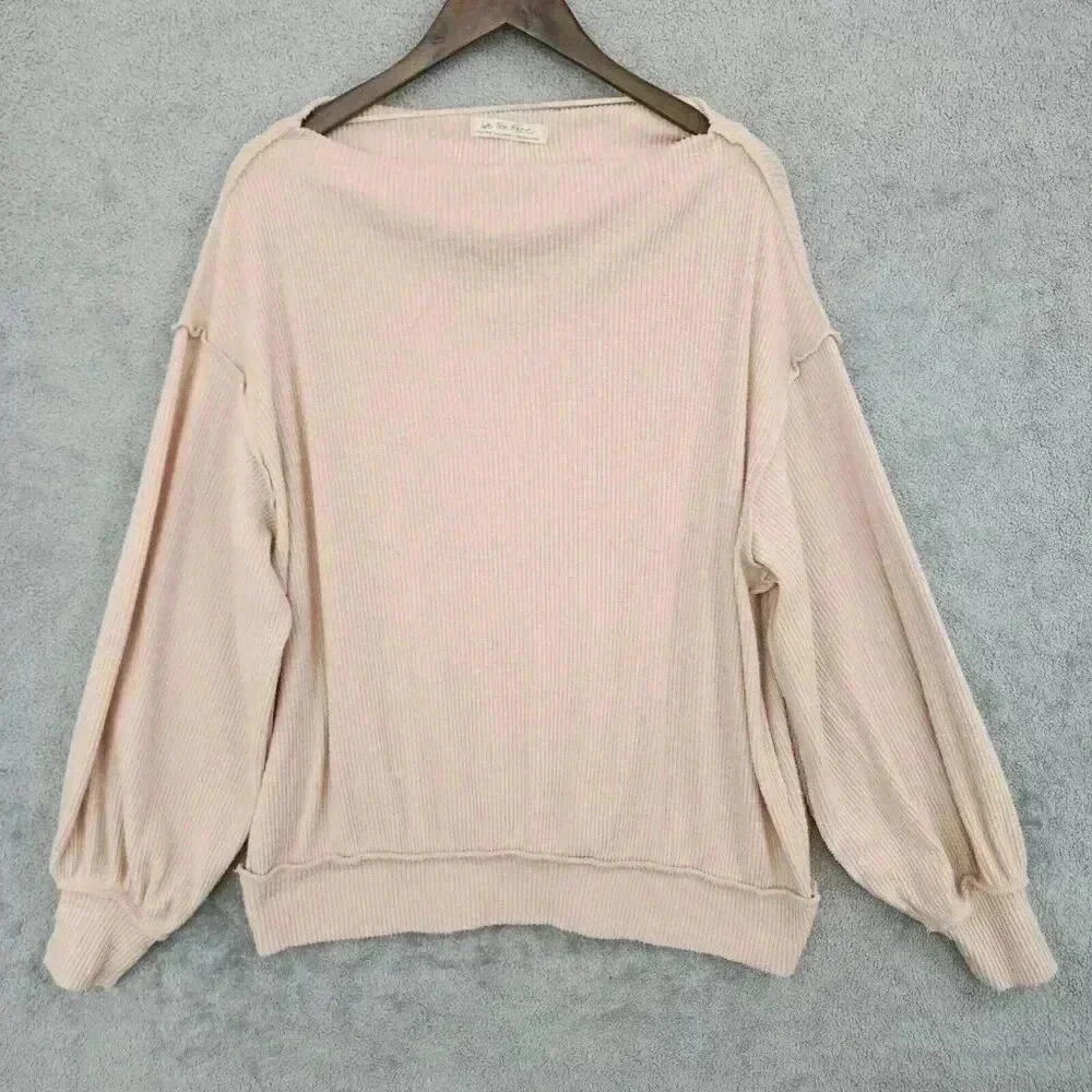 We The Free Women's XS Oversized Ribbed Sweater
